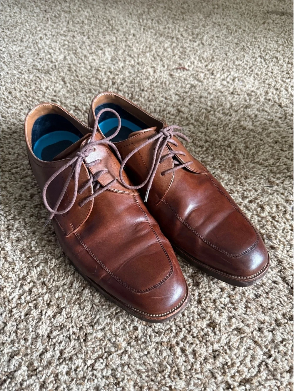 Dockers Belson Moc Toe Oxford Shoes in Cognac Men’s Size 13